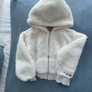 Adam Selman cozy comfy two piece white track suit